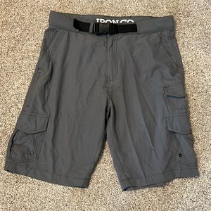 Iron co. Shorts Men’s 34‎ Gray Belted